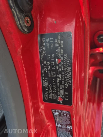 2005 Hyundai Accent GLS Sedan – miniatura 14