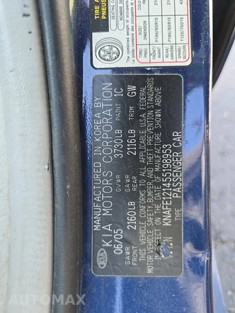 2005 Kia Spectra EX Sedan - miniatura 14