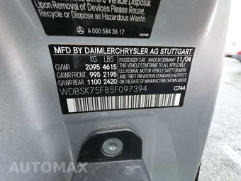 2005 Mercedes-Benz SL 500 – miniatura 14