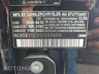 2005 Mercedes-Benz SL 500 – miniatura 5