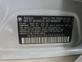 2006 BMW 3 Series Sedan 325xi – miniatura 14