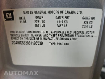 2006 Buick LaCrosse CX – miniatura 21