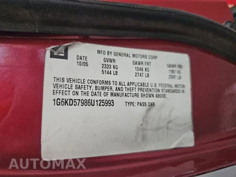 2006 Cadillac DTS 1SE – miniatura 15