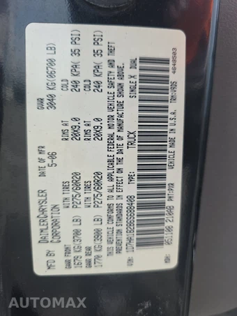 2006 Dodge Ram 1500 SLT Crew Cab Medium Bed – miniatura 14