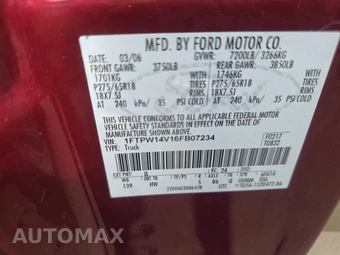 2006 Ford F-150 Lariat Crew Cab Short Bed - miniatura 14