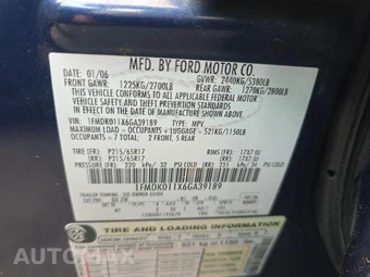 2006 Ford Freestyle SE – miniatura 12