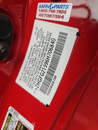 2006 Honda Civic Si Coupe – miniatura 14