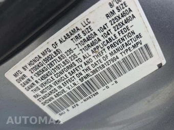 2006 Honda Odyssey Touring w/Navigation & RES 118.1" WB – miniatura 5