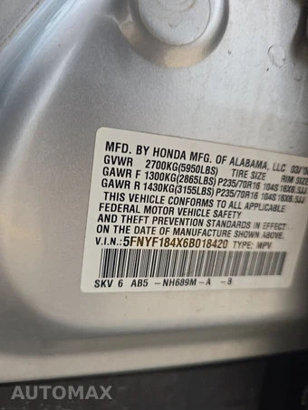2006 Honda Pilot EX – miniatura 14