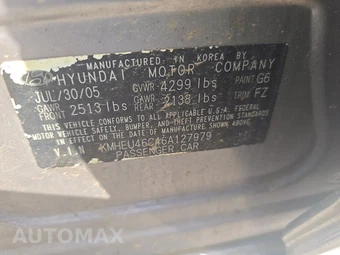 2006 Hyundai Sonata GLS – miniatura 14
