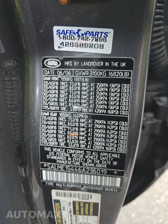 2006 Land Rover Range Rover HSE – miniatura 14