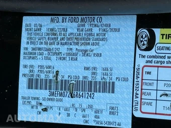 2006 Mercury Milan - miniatura 16