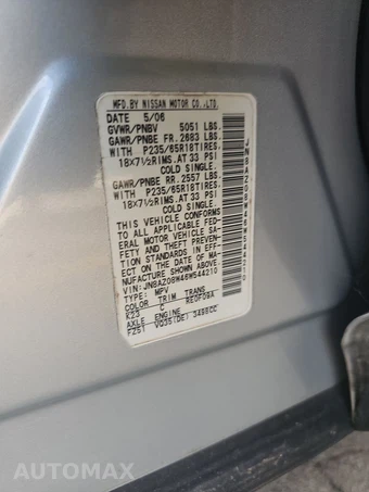 2006 Nissan Murano SL – miniatura 15