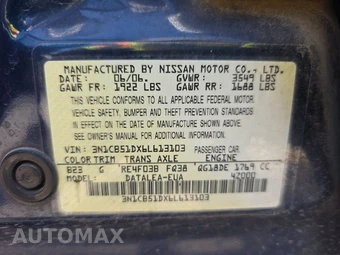 2006 Nissan Sentra 1.8 S – miniatura 14