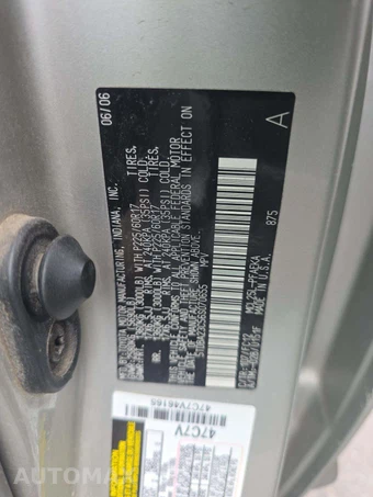 2006 Toyota Sienna LE Minivan 119.3" WB – miniatura 5
