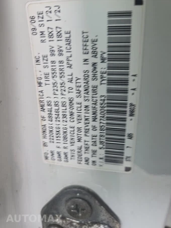 2007 Acura RDX w/Technology Pkg – miniatura 14