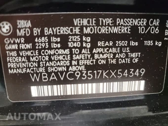 2007 BMW 3 Series 328XI - miniatura 14