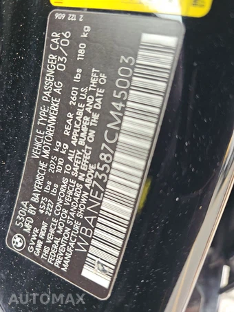 2007 BMW 5 Series Sedan 530i – miniatura 14