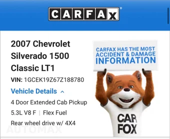 2007 Chevrolet Silverado 1500 Classic LT Extended Cab Medium Bed 1LT w/Rear Doors - miniatura 3