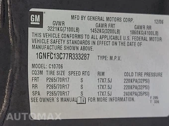 2007 Chevrolet Tahoe LS 1LS – miniatura 15