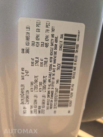 2007 Dodge Ram 1500 SLT Extended Crew Cab Medium Bed – miniatura 2