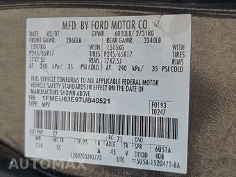 2007 Ford Explorer XLT – miniatura 15
