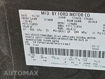 2007 Ford F-150 Lariat Crew Cab Short Bed – miniatura 14