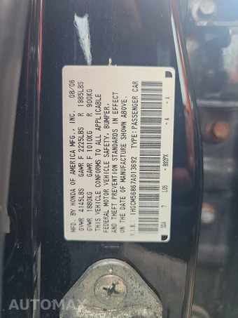 2007 Honda Accord Sedan EX-L – miniatura 14