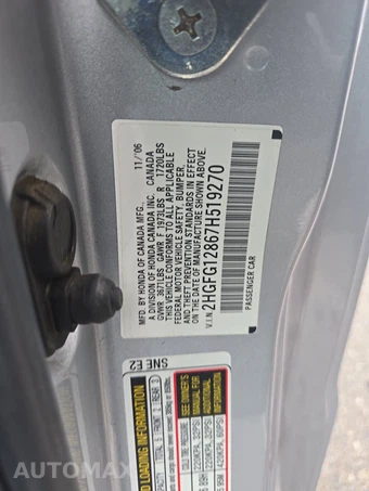 2007 Honda Civic Coupe EX – miniatura 14