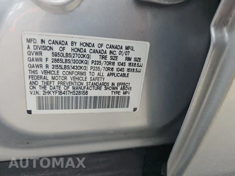 2007 Honda Pilot EX – miniatura 15