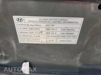 2007 Hyundai Santa Fe Limited w/XM Satellite Radio – miniatura 20