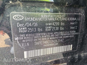 2007 Hyundai Sonata GLS - miniatura 2