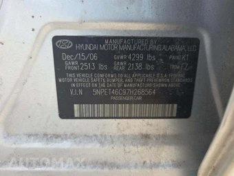 2007 Hyundai Sonata GLS - miniatura 2