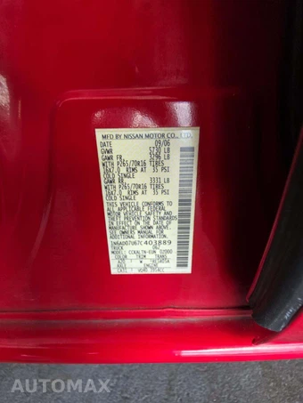 2007 Nissan Frontier SE Crew Cab Medium Bed – miniatura 5