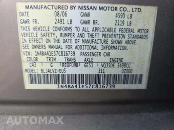 2007 Nissan Maxima 3.5 SE - miniatura 5