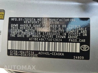2007 Toyota Camry LE – miniatura 14