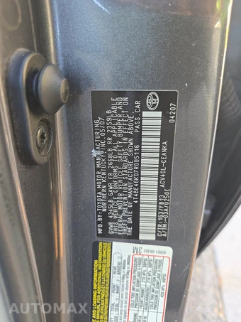 2007 Toyota Camry LE – miniatura 14