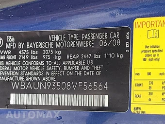 2008 BMW 1 Series Convertible 135i - miniatura 14