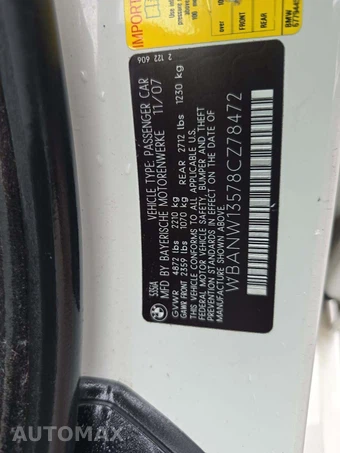 2008 BMW 5 Series Sedan 535i - miniatura 5