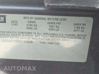 2008 Cadillac CTS 1SA – miniatura 5