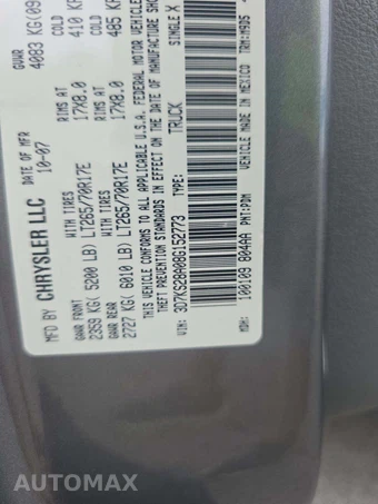 2008 Dodge Ram 2500 SLT Crew Cab Medium Bed - miniatura 2