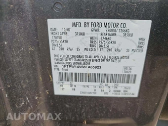 2008 Ford F-150 Lariat Crew Cab Medium Bed – miniatura 5