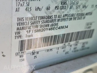 2008 Ford Super Duty F-250 XLT Crew Cab Medium Bed – miniatura 14