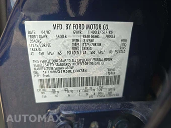 2008 Ford Super Duty F-350 Lariat Crew Cab Medium Bed - miniatura 2