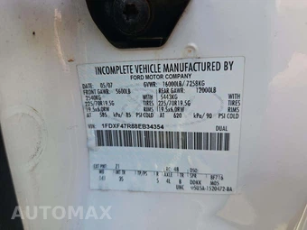 2008 Ford Super Duty F-450 Cab Chassis XLT Regular Cab DRW - miniatura 5