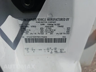 2008 Ford Super Duty F-550 Cab Chassis XLT Regular Cab DRW - miniatura 13