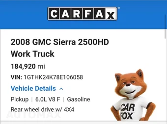 2008 GMC Sierra 2500HD WT Regular Cab Long Bed 1SA - miniatura 16