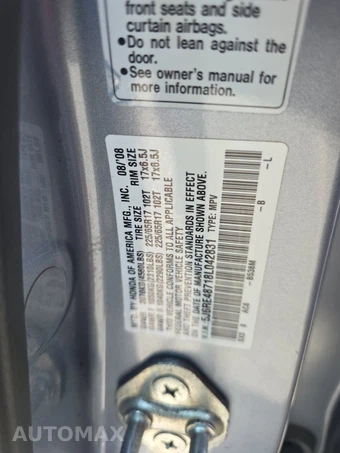 2008 Honda CR-V EX-L w/Navigation – miniatura 14
