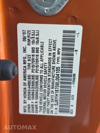2008 Honda Element EX – miniatura 21