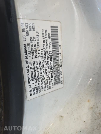 2008 Honda Odyssey EX-L 118.1" WB - miniatura 14